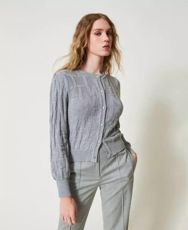 Katoen & Cashmere Cardigan grey