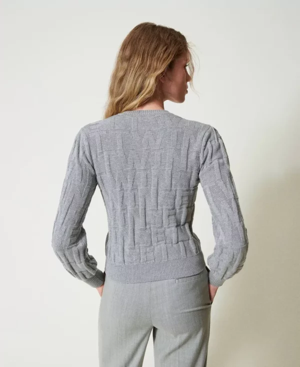 Katoen & Cashmere Cardigan grey