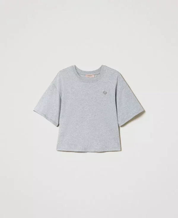 T-SHIRT grey melange