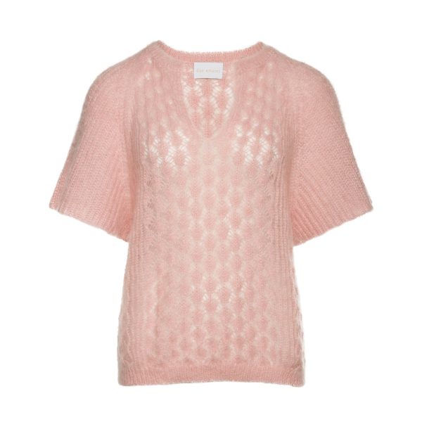 CLARISSA KNITED SWEATER oud roze