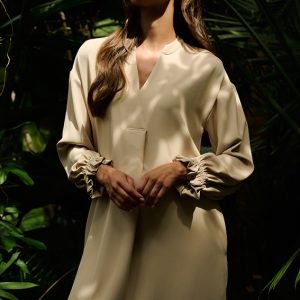 JADE DRESS warm beige