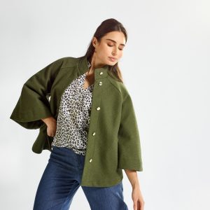 CARA CAPE khaki