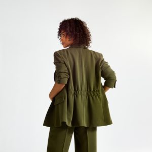 OMAR BLAZER khaki